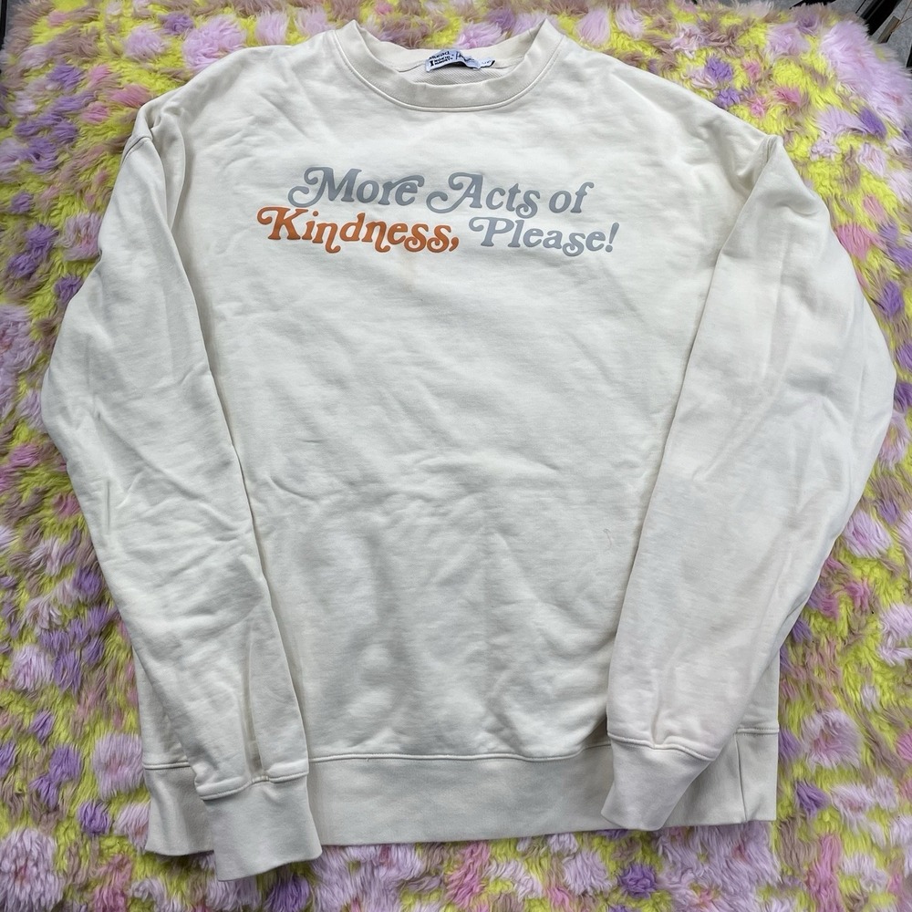 Murad No Kid Hungry x Mayfair More Acts of Kindness Please Sweatshirt Size L/XL